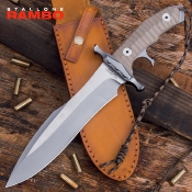 UC3461 - Poignard RAMBO V Last Blood Heartstopper Knife UNITED CUTLERY Licence Officielle Autorisée par Sylvester Stallone 