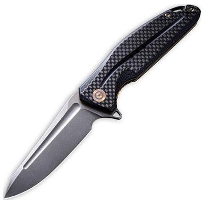 CIVC901C - Couteau CIVIVI Statera Noir/Noir avec Clip