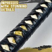 KKBFDE1 - Katana Forgé Kill Bill Hattori Hanzo Blood Damascus Edition