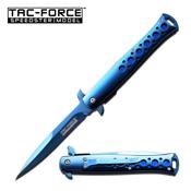 TF884BL - Couteau TAC FORCE Linerlock Blue A/O