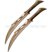 UC3044 - Dagues de combat de Tauriel ( UNITED CUTLERY ) Bilbo Le Hobbit