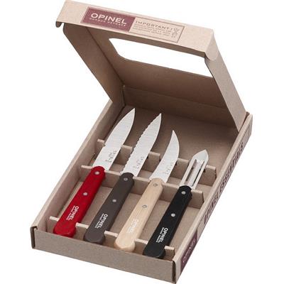 OP001626 - Coffret de 4 couteaux OPINEL Les Essentiels du Cuisinier Loft