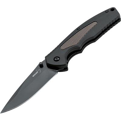 01BO505 - Couteau BOKER Plus Gemini NGA Black Coyote D2