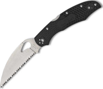 BY03SBKWC2 - Couteau SPYDERCO Byrd Knife Cara Cara Wharncliffe Noir