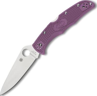 C10FPPR - Couteau SPYDERCO Endura 4 FRN Flat Ground Purple