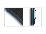 C10FPSBKBL - Couteau SPYDERCO Endura 4 Lightweight Thin Blue Line Noir