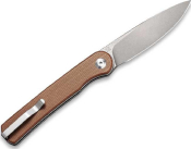 C20010BA - Couteau CIVIVI Stylum Micarta Marron