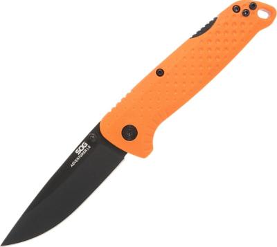 SGADVBKOR - Couteau SOG Adventurer LB Orange & Black