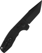 SGTACAUCOMPSBK - Couteau Automatique SOG TAC AU Compact Black