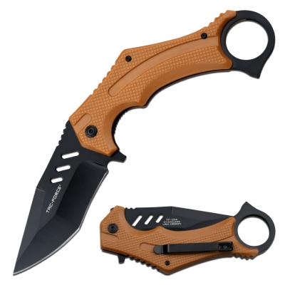 TF1044BR - Couteau TAC FORCE Linerlock A/O Brown