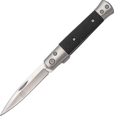 TH.N118B - Pliant THIRD Aluminium Noir 9,5 cm Inox