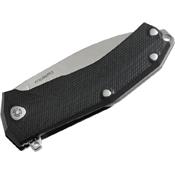 KURBK - Couteau LION STEEL Kur G10 noir avec Clip