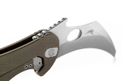 LE1AGS - Couteau LIONSTEEL Karambit L.E.One Vert