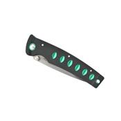 MC44C - Couteau MCUSTA Katana Aluminium noir vert