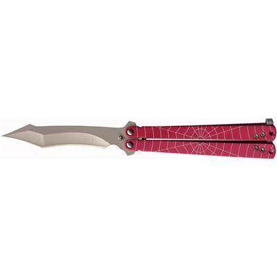 MT060RD - Couteau Papillon Rouge