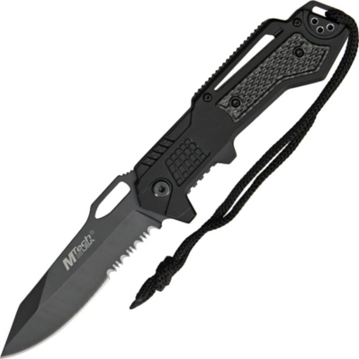 MT570 - Couteau MTECH Rangers "First To Fight" Black 