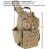 MX431KF - Sac Sitka Gearslinger MAXPEDITION Khaki-Foliage