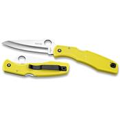 C91PYL2 - Couteau SPYDERCO Pacific Salt Yellow