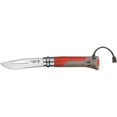 OP001714 - Couteau Multi-Fonctions OPINEL N°8 VRI Outdoor Terre/Rouge