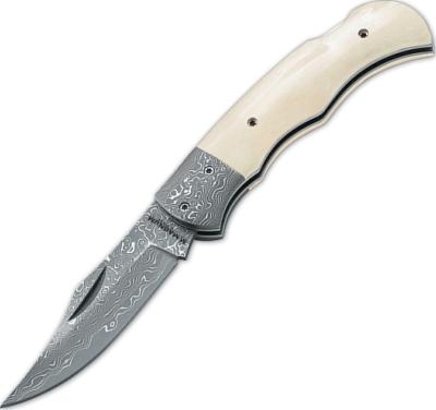 01MB180DAM - Couteau BOKER MAGNUM Damascus Bone