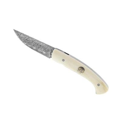 151555 - Couteau 1515 Os de Buffle 12 cm Damas