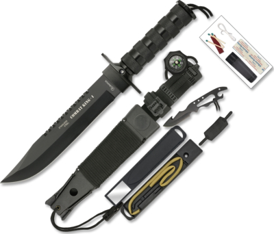 32101 - Couteau de Survie ALBAINOX Combat King I Noir