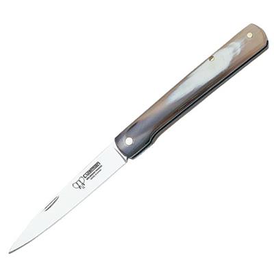 C4082 - Couteau CUDEMAN Plein Manche Corne Blonde 11 cm
