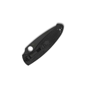 C142PSBBK - Couteau SPYDERCO Resilience Lightweight Tout Noir Semi Dentée