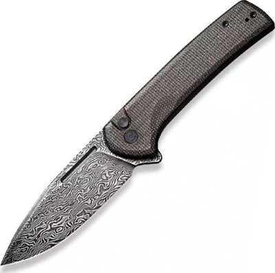 C21006DS1 - Couteau CIVIVI Conspirator Micarta Dark Green/Black Damas