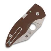 C264GPBN15V - Couteau SPYDERCO Microjimbo CPM 15V Brown Sprint Run