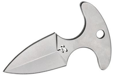 FPPUSHSILVER - Push-Dagger FRED PERRIN Stonewash