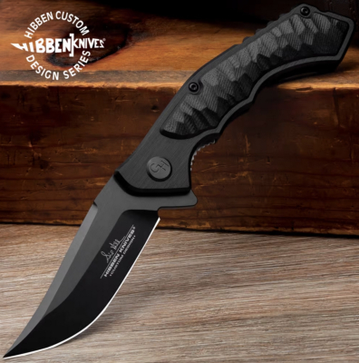GH5114 - Couteau GIL HIBBEN Black Whirlwind Pocket knife