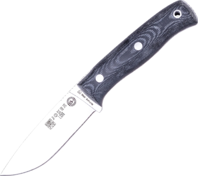 JK111CM_F - Couteau Fixe JOKER Lynx Micarta Gris