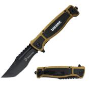 MA3005TN - Couteau USMC Ouverture Assiste Sable