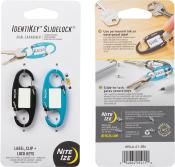 IKSLAA12R6 - Mousquetons Doubles NITE IZE IdentiKey Slidelock Dual Carabiner