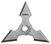STARSPP1 - Set de 3 Etoiles à Lancer Silver avec Etui