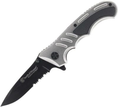 SW1207131 - Couteau SMITH & WESSON Extreme Ops Linerlock Gray