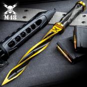 UC3163GLA - Poignard UNITED CUTLERY Solar Flare Gold M48 Tactical Cyclone Twisted Special Limited Edition