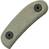 ESCANHDLCNV - Paire de Plaquettes Micarta Green Canvas pour ESEE KNIVES Candiru