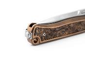 SK01BR - Couteau Skinny LIONSTEEL Titanium Bronze