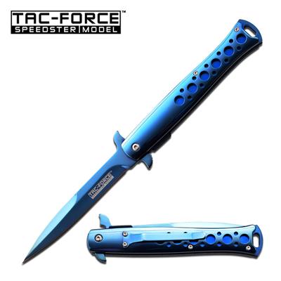 TF884BL - Couteau TAC FORCE Linerlock Blue A/O