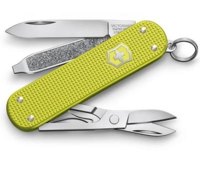 0.6221.L23 - Couteau VICTORINOX Classic Alox Electric Yellow - Edition Limitée 2023