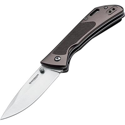 01RY303 - Couteau BOKER MAGNUM Advance Checkering Dark Bronze