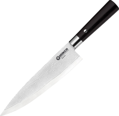 130421DAM - Couteau BOKER CUISINE Damas Gyuto Black