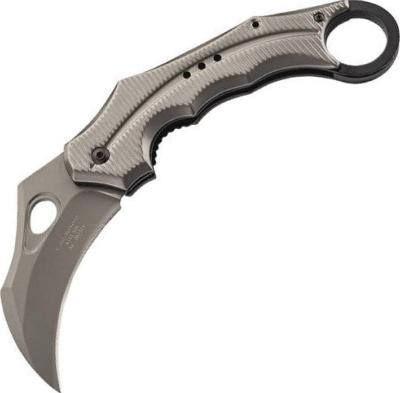 201314 - Couteau Karambit HERBERTZ Alu Gris