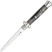 3323 - Couteau Automatique KRISS 12 cm avec cran de sret Corne