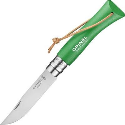 OP002210 - Couteau OPINEL Baroudeur N° 7 VRI Vert prairie à Lacet