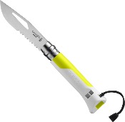 OP002320 - Couteau OPINEL N°8 VRI Outdoor Sports Fluo Jaune