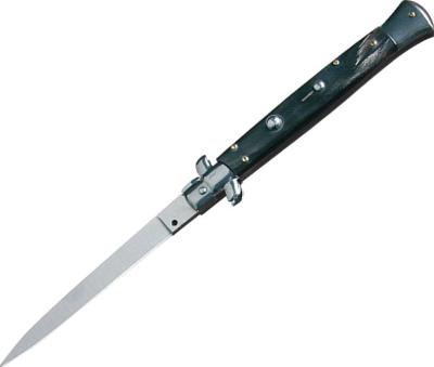 B250-28 - Couteau CONSORZIO COLTELLINAI Auto Stiletto Façon Corne  