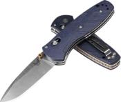 BEN585-03 - Couteau BENCHMADE Mini Barrage Blue Canyon Richlite